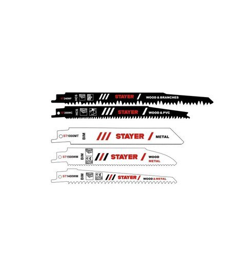 List pilový na dřevo HCS a kov BIM k SS 210/SS 280 P/SS L20 - 5 ks, STAYER