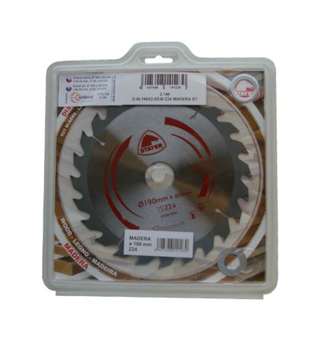Kotouč pilový, Ø 190 x 2,4 x 30 mm, r. 16 - 20 mm, Z-40, STAYER