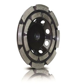 Kotouč diamantový brusný dvouřadý, Ø 100 mm, M14, segment, letováno stříbrem, STAYER