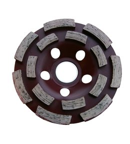 Kotouč diamantový slinutý brusný dvouřadý, Ø 100 x 22,2 mm, segment, STAYER