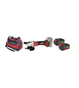 Bruska úhlová aku AGB L2025, Ø 115 mm, 18 V, 2 baterie, 5 Ah, taška, STAYER