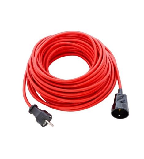Kabel prodlužovací BASIC PPS, 20m / 230V, červený