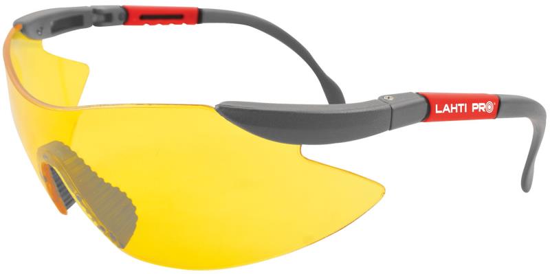 Brýle ochranné, žluté, nastavit.+sáček