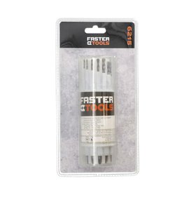 Sada vrtáků a bitů do betonu, 21 ks, FASTER TOOLS