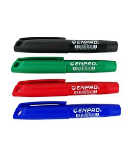 Popisovač permanentní mini, 4 barvy, ENPRO