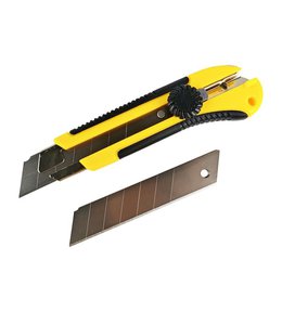 Nůž odlamovací s aretačním kolečkem, SET s náhradními čepelkami, 25 mm, ENPRO