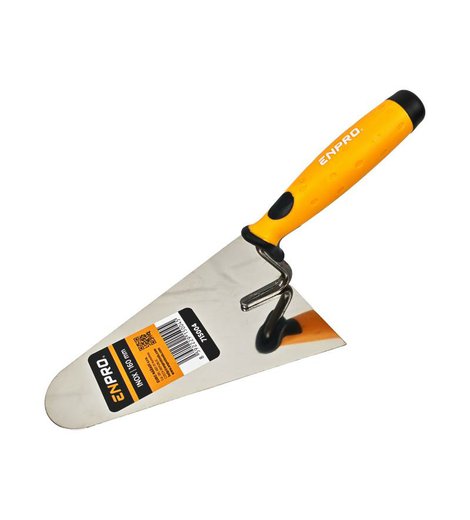 Lžíce nerez zednická oblá, 160 mm, plastová rukojeť, ENPRO