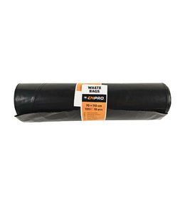 Pytel na odpad, 70 x 110 cm, 0,08 µ, 120 l, černý, 15 ks role, ENPRO