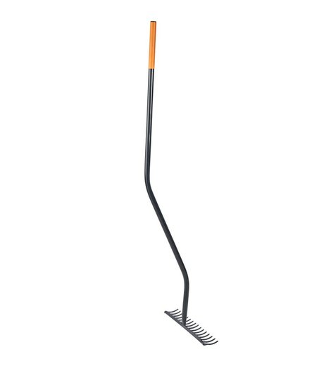 Hrábě kovové, 14 zubů, s násadou STEEL ENPRO