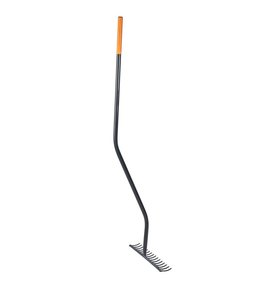 Hrábě kovové, 14 zubů, s násadou STEEL ENPRO