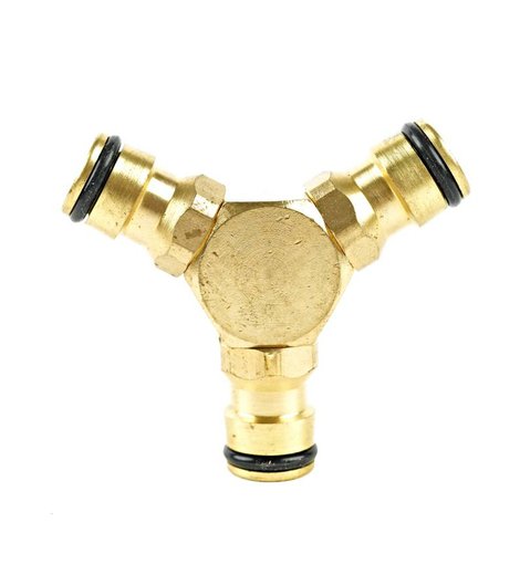 Mezikus pro 3 rychlospojky, mosaz, ENPRO