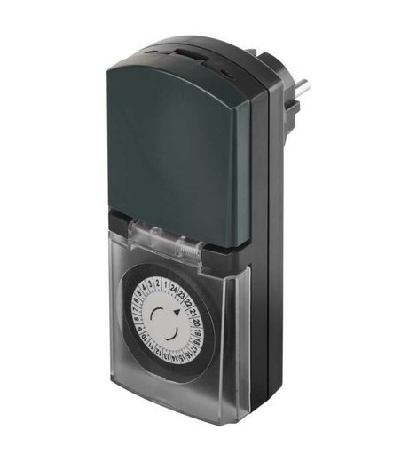 Zásuvka mechanická spínací venkovní, časovač EMT400F