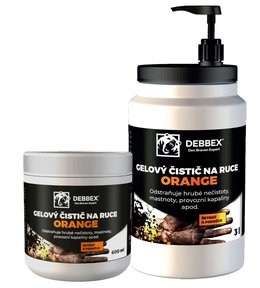 Čistič na ruce gelový s pumpou ORANGE DEBBEX, 3l