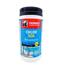 Chemie bazénová, Chlor šok DEBBEX, 1kg