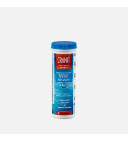 Chemie bazénová, Cranit Tester pro bazény 4 v 1 ,10ks testovacích proužků