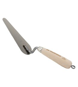 Lžíce štukatérská nerez  160 x55 x 20 mm, kočičí jazyk, dřevěná rukojeť WOOD LINE
