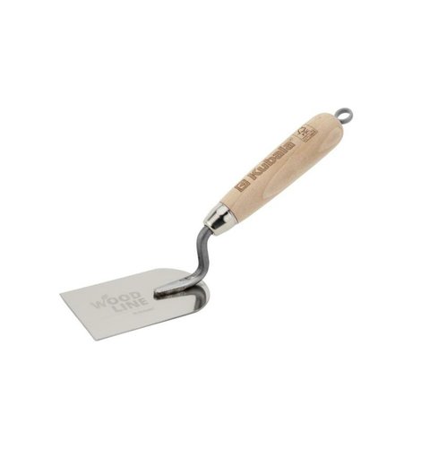 Lžíce štukatérská nerez 120 mm, vymazávací lopatka, dřevěná rukojeť  WOOD LINE