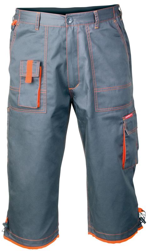 Kalhoty šedé 3/4, vel. XL 176-182/98-102, LAHTI PRO