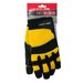 Rukavice mechanické L280810P, černo-žluté, vel.10, LAHTI PRO