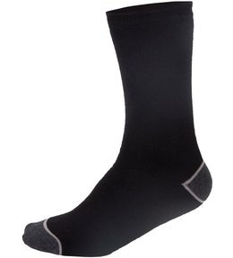 Ponožky střední, 3 páry, vel. 43-46, černo-šedé
