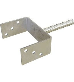 Patka kotevní do betonu typ U, 70 x 60 x100, 200 mm, STALCO