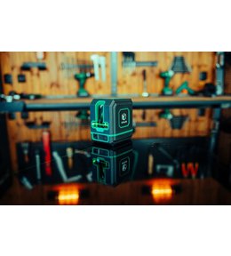 Laser křížový, zelený 3D LLS1XG STALCO