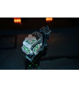 Laser křížový, zelený, 3D, LLP3DG, STALCO