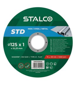 Kotouč řezný na kov Ø 125 x 1 mm, STALCO