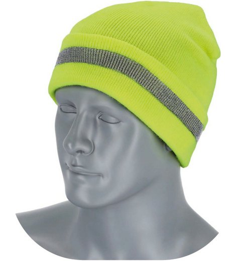 Čepice reflexní FLUO, žlutá, STALCO