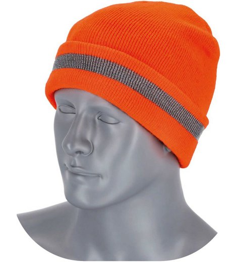Čepice reflexní FLUO, oranžová, STALCO