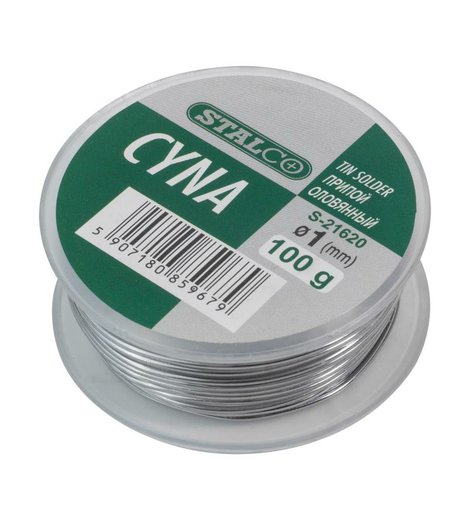 Cín, ∅1 mm, 100g, STALCO