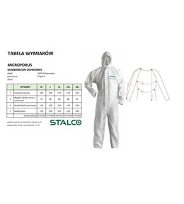 Kombinéza ochranná, MICROPOROUS, M, STALCO