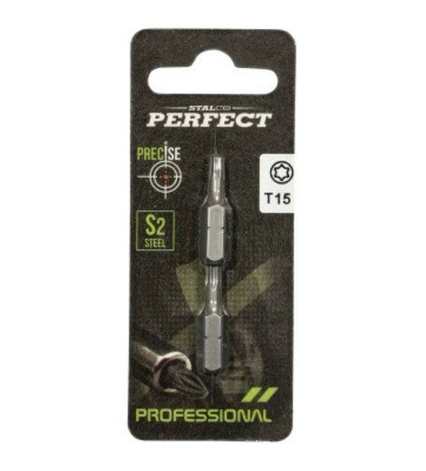 Bit 1/4” Torx - blistr, TORX 25 x 25 mm, STALCO PERFECT, bal. 2 ks