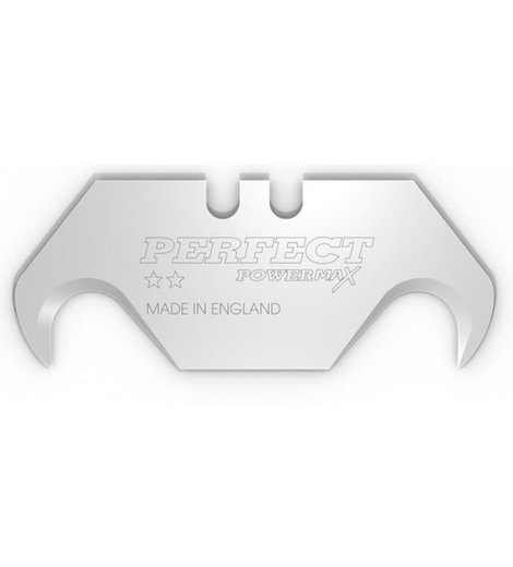Čepelky hákové Silver, 0,6 mm, STALCO PERFECT, bal. 10 ks