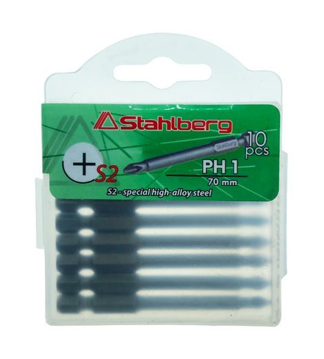 Bit PH 1, 70 mm, S2, Stahlberg