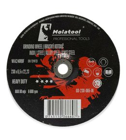 Kotouč brusný 230 x 6,5 x 22,2 mm, Molatool Profi