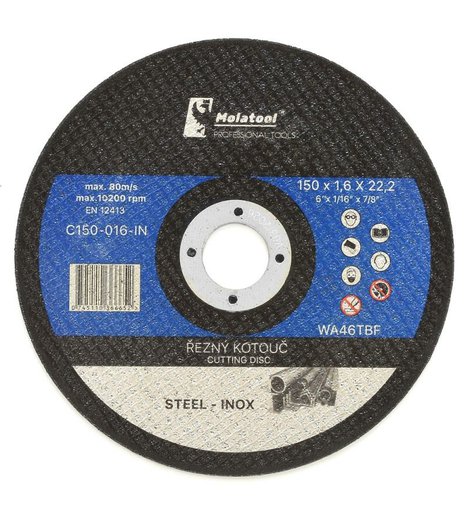 Kotouč řezný 180 x 1,6 x 22.2 mm, Molatool Profi
