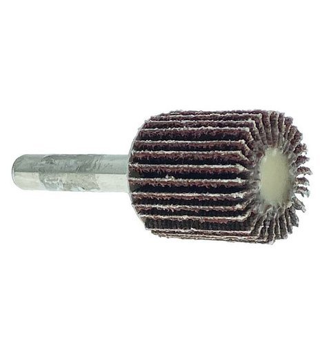 Kotouč lamelový brusný 20 x 20 mm, Ø 6 mm, P60, na stopce