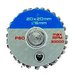 Kotouč lamelový brusný 20 x 20 mm, Ø 6 mm, P60, na stopce