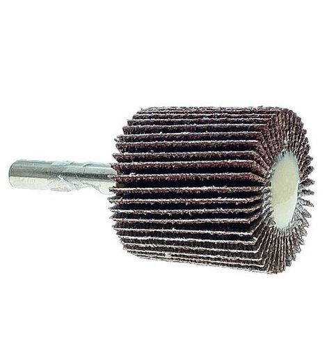 Kotouč lamelový brusný 30 x 30 mm, Ø 6 mm, P80, na stopce