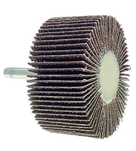 Kotouč lamelový brusný 60 x 30 mm, Ø 6 mm, P60, na stopce