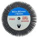 Kotouč lamelový brusný 60 x 30 mm, Ø 6 mm, P80, na stopce