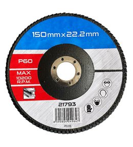 Kotouč lamelový brusný na kov Ø 150 x 22,2 mm, zrnitost 60