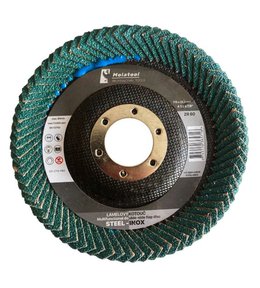 Kotouč oboustranný lamelový brusný PROFI, Ø 115 mm, P60, Zirkon