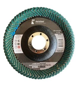 Kotouč oboustranný lamelový brusný PROFI, Ø 125 mm, P60, Zirkon