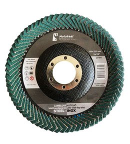 Kotouč oboustranný lamelový brusný PROFI, Ø 125 mm, P80, Zirkon
