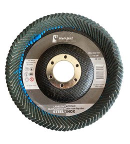 Kotouč oboustranný lamelový brusný PROFI, Ø 125 mm, P120, Zirkon