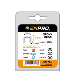 Spony PROFI, 530/06 mm, 1000 ks, ENPRO