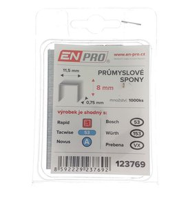 Spony PROFI, 530/08 mm, 1000 ks, ENPRO