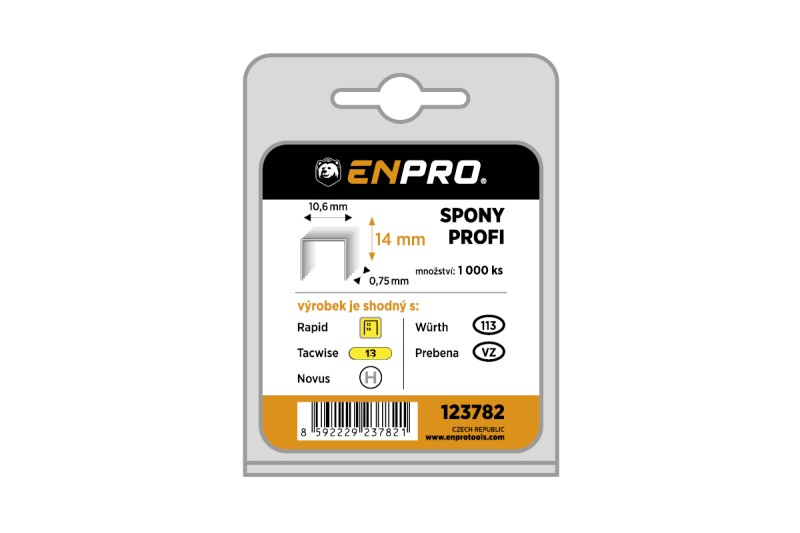 Spony PROFI, 581/14 mm, 1000 ks, ENPRO